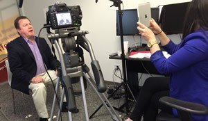 SRA Owner Tim Tolan behind the scenes