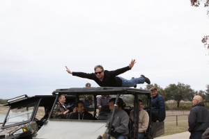 SRA owners goofing around at the ranch